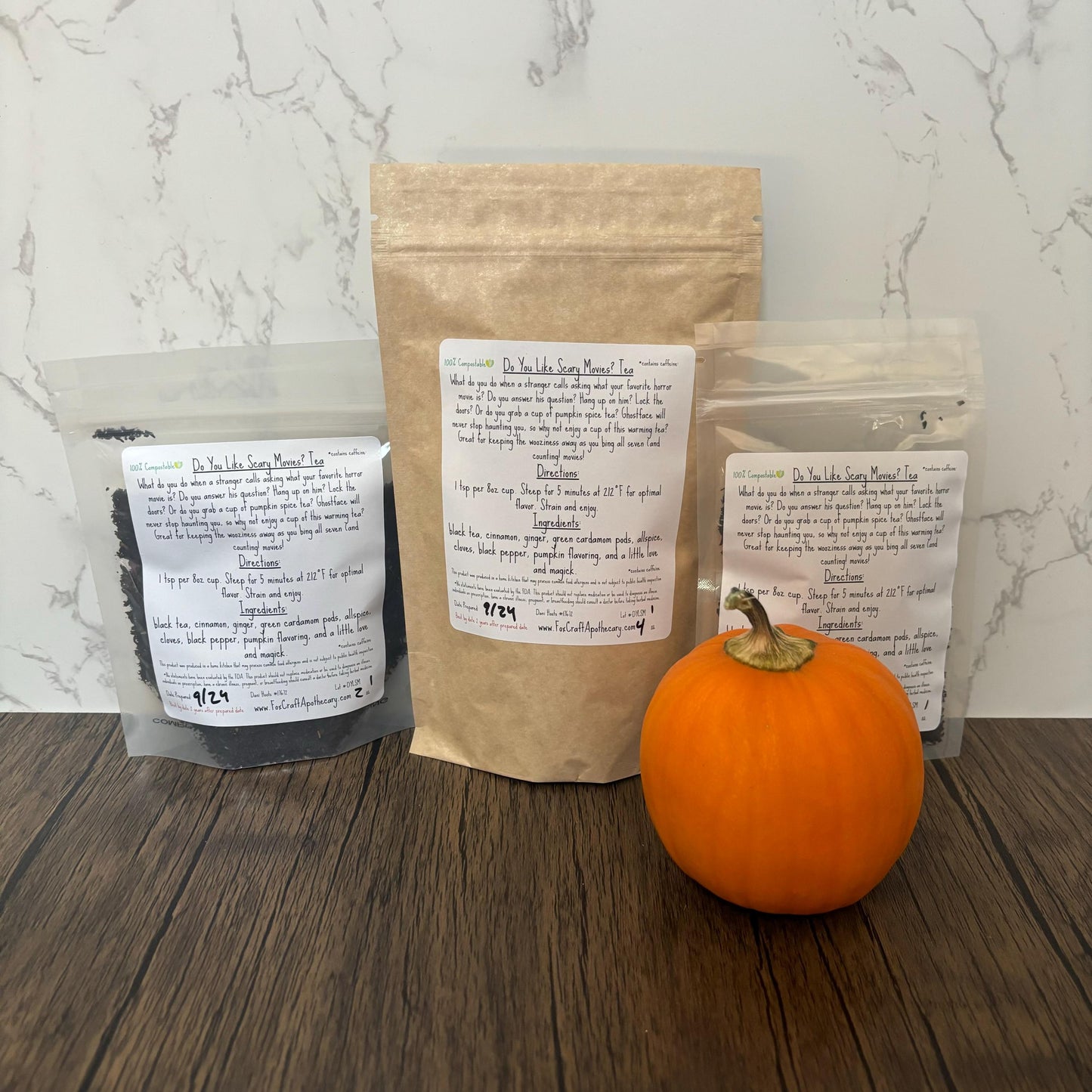 Do You Like Scary Movies? (Scream-inspired Pumpkin Spice Tea)