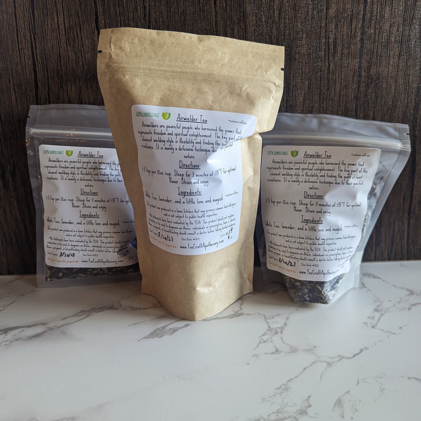 Air Wielder Tea (Avatar Inspired Tea) - Lavender White Tea