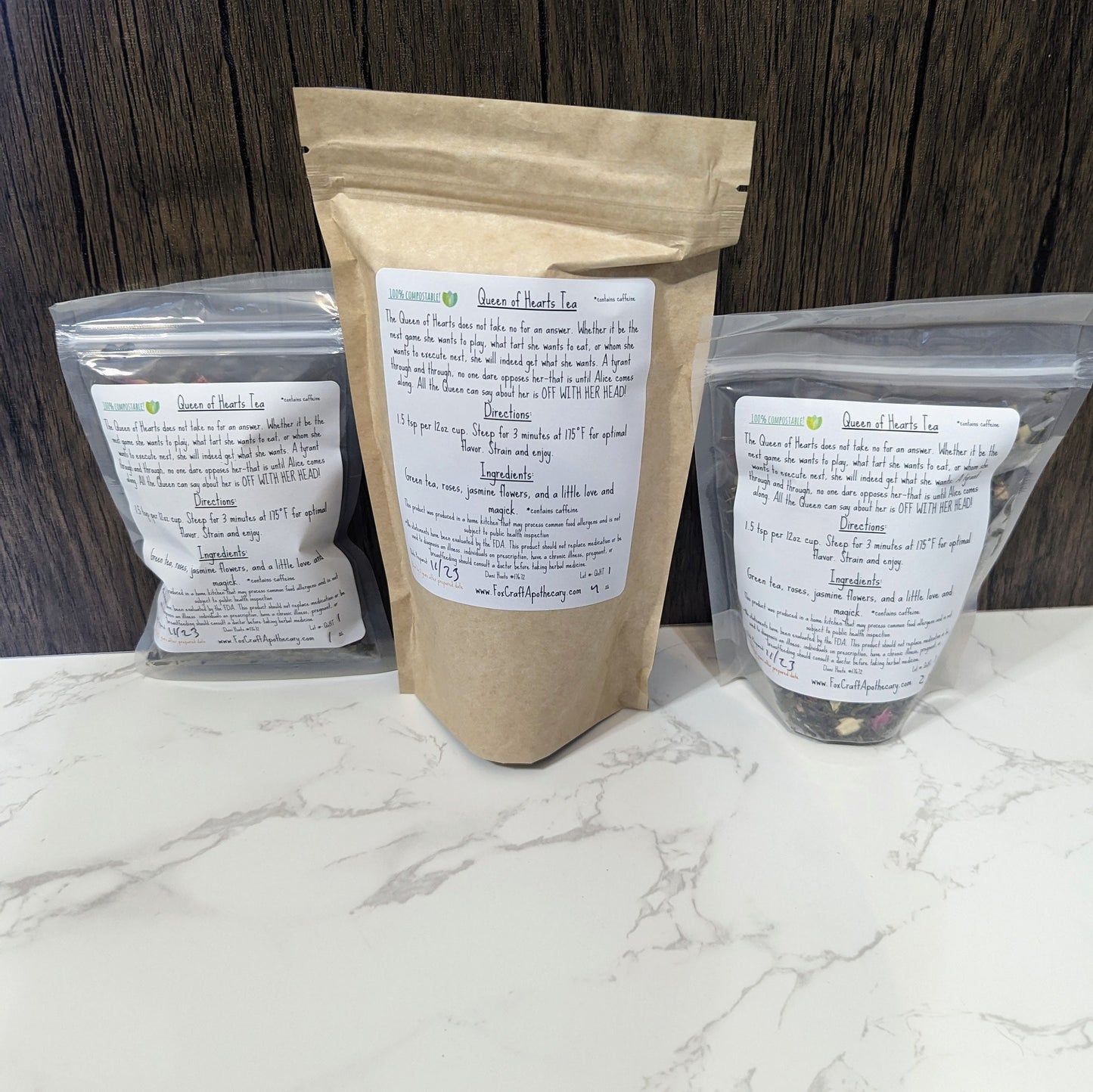 Queen of Hearts Tea (Wonderland-inspired tea) - Green Floral Tea