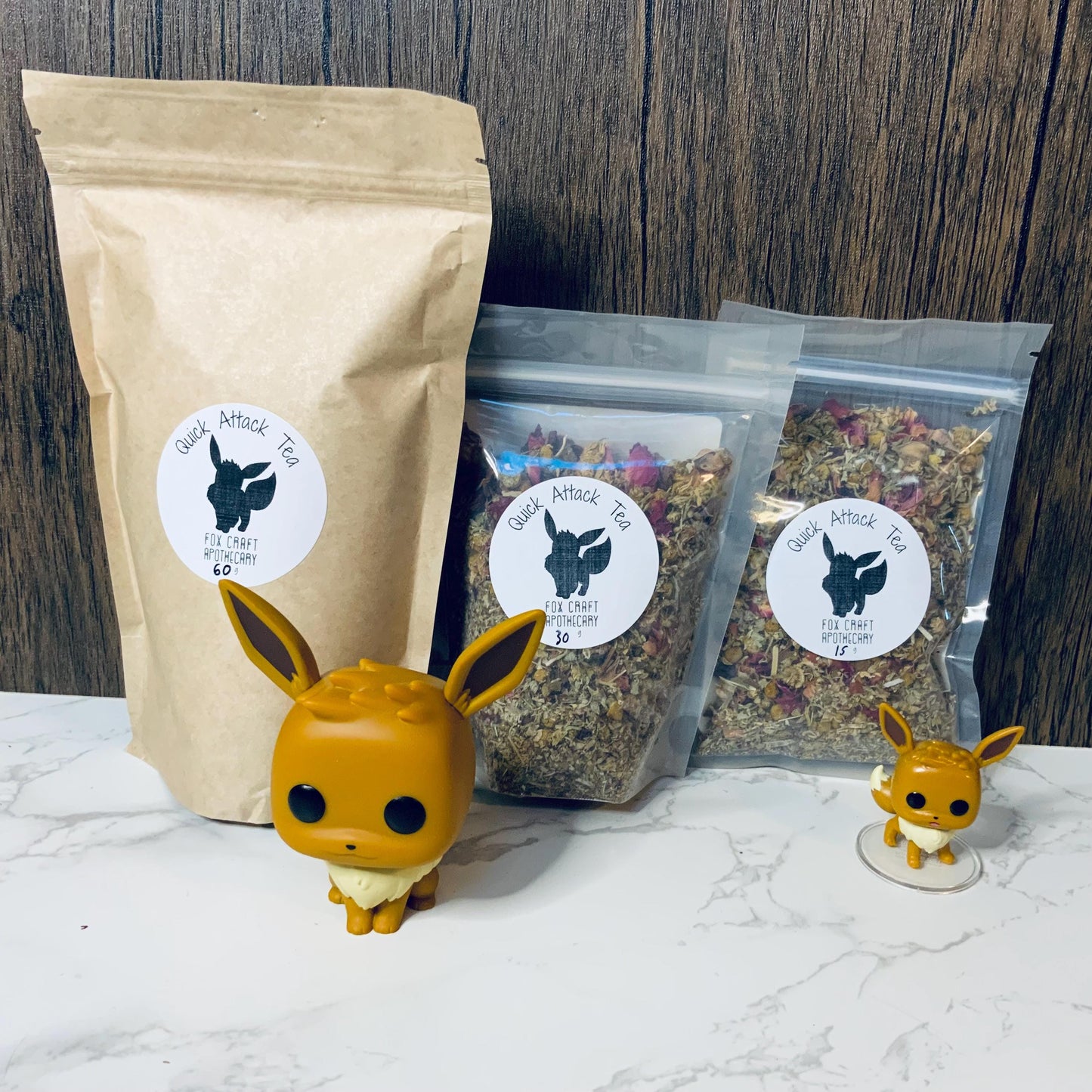 Quick Attack Tea (Pokemon-inspired) - Herbal Floral Tea