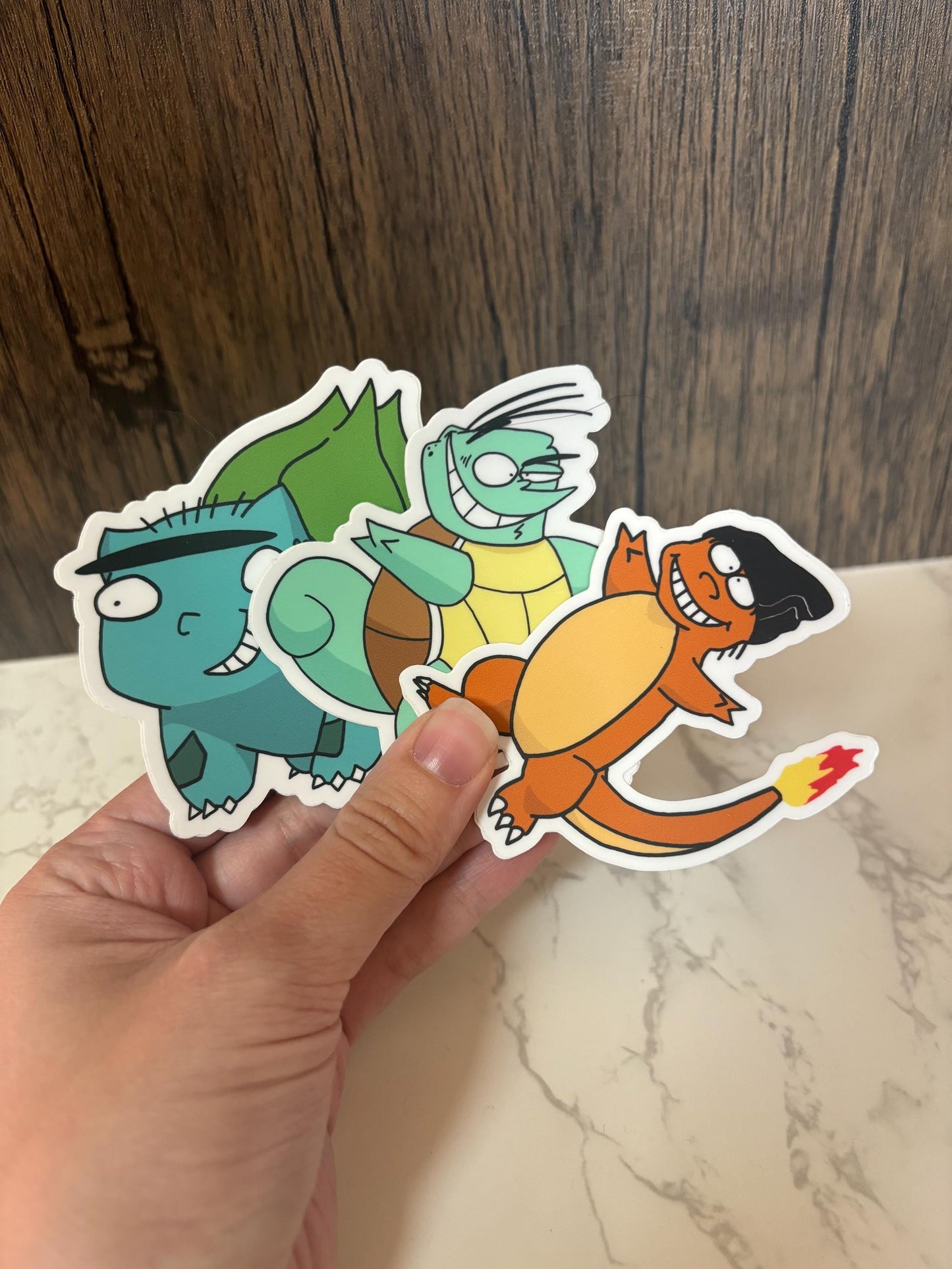 Pokemon x Ed, Edd, & Eddy Mash-Up Crossover Vinyl Stickers