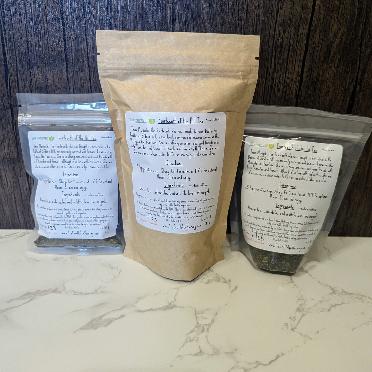 Fourteenth of the Hill tea (Witcher-inspired tea) - Green Tea