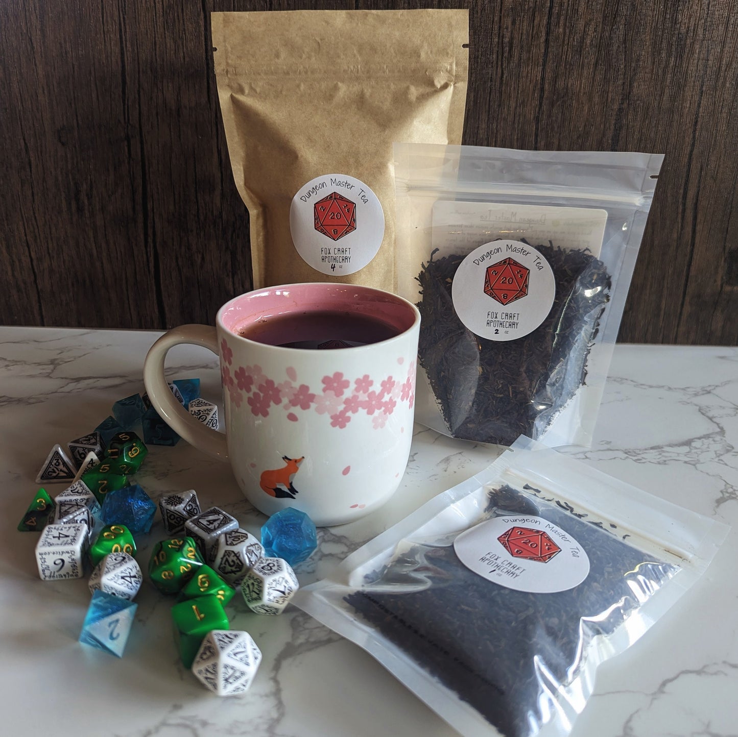 Dungeon Master Tea (D&D-inspired Tea) - Black & Jasmine Tea