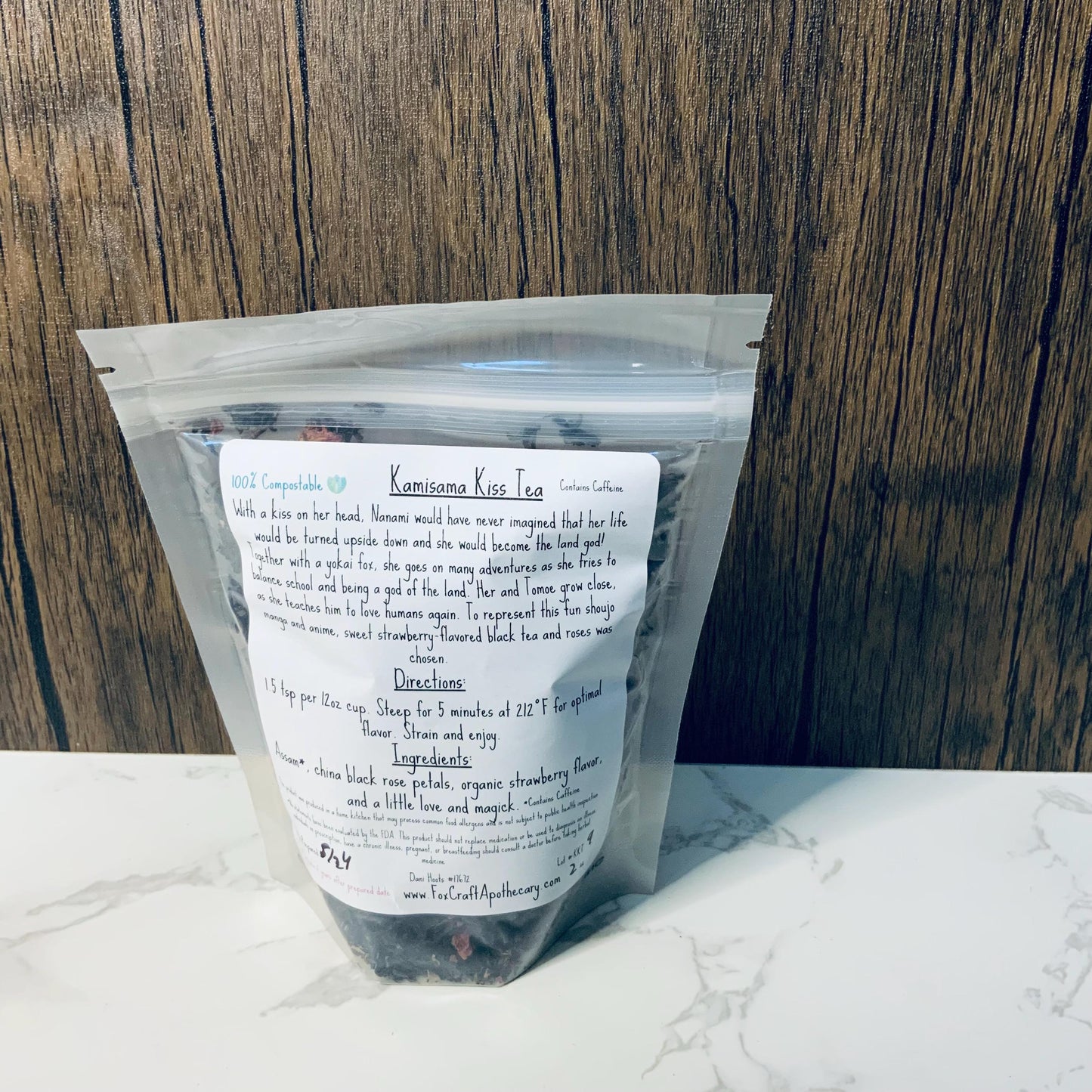Kamisama Kiss Tea (Kamisama Kiss-inspired tea) - Black Strawberry Tea