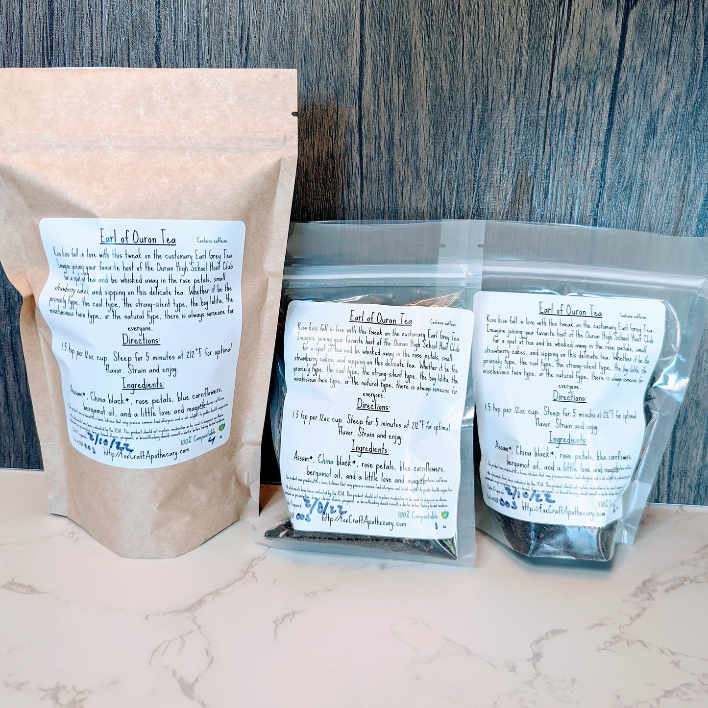 Earl of Ouran Tea (Ouran High School Host Club Tea) - Black Earl Grey Tea