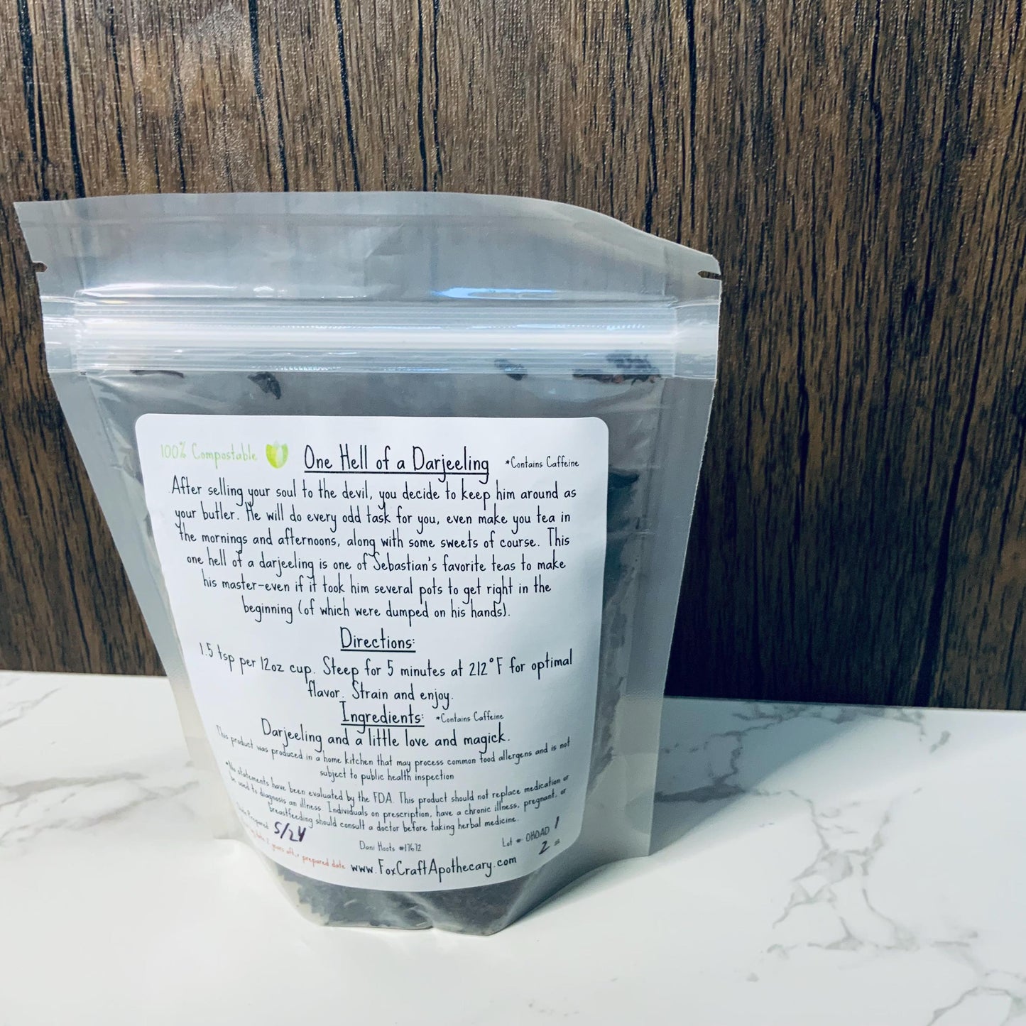One Hell of a Darjeeling Tea (Black Butler-inspired tea) - Darjeeling