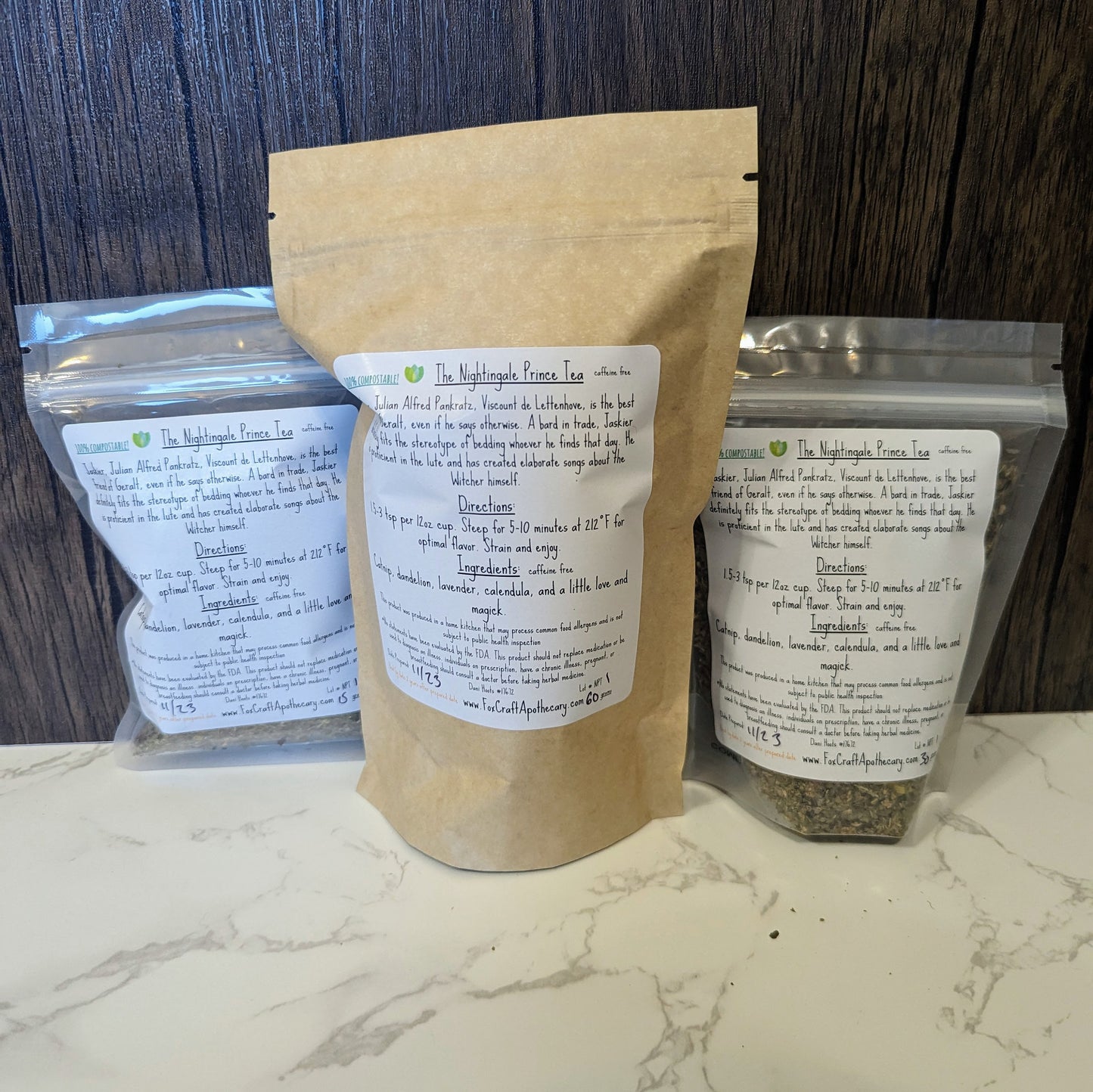 The Nightingale Prince Witcher inspired Tea