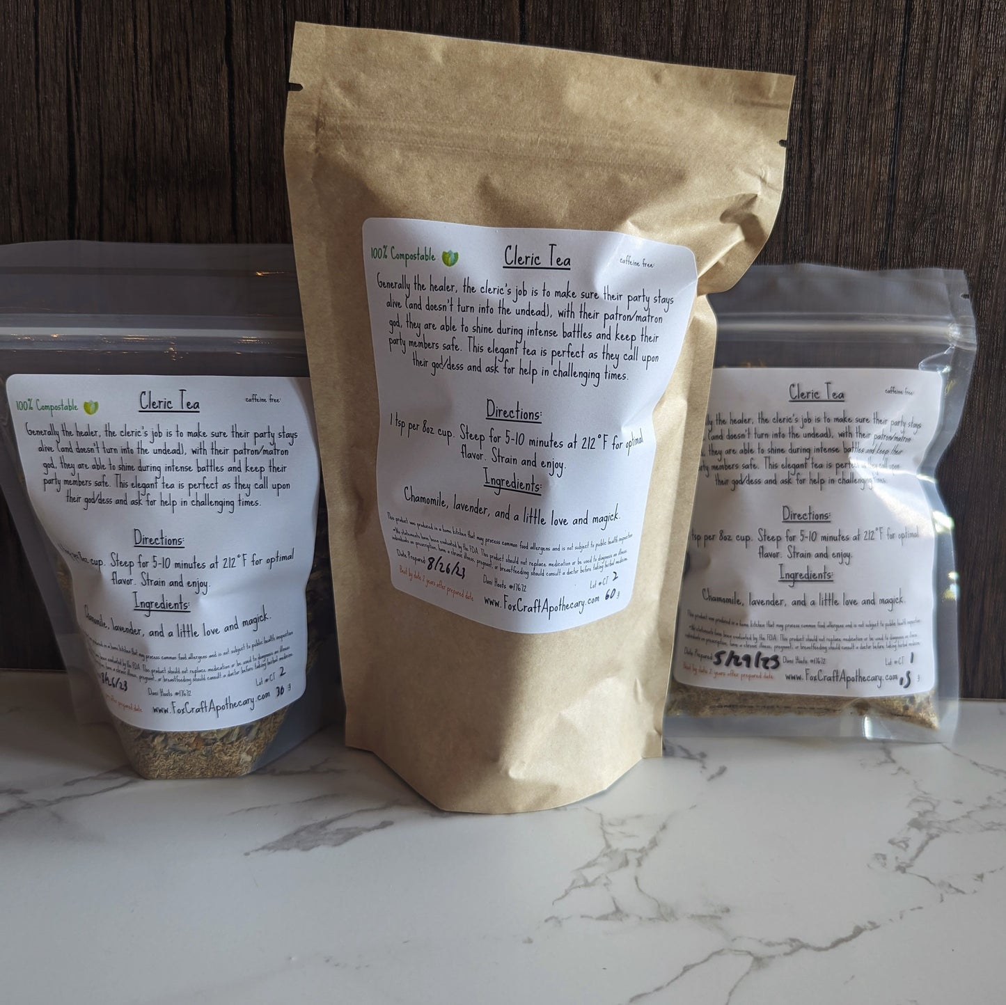 Cleric Tea (D&D-inspired Tea) - Herbal Floral Tea