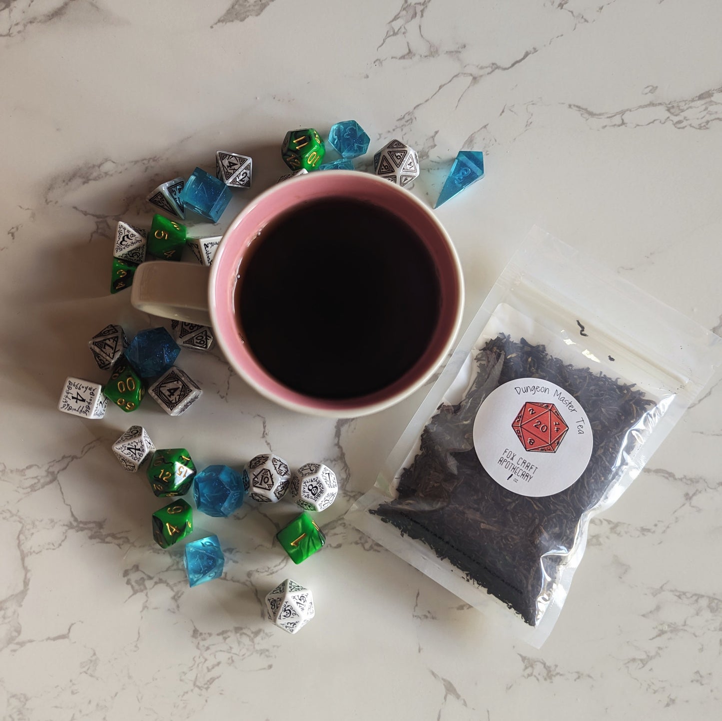 Dungeon Master Tea (D&D-inspired Tea) - Black & Jasmine Tea