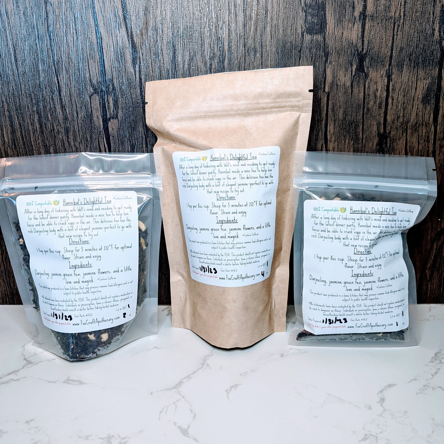 Hannibal's Delightful Tea (Hannibal Inspired Tea) - Darjeeling Jasmine Tea
