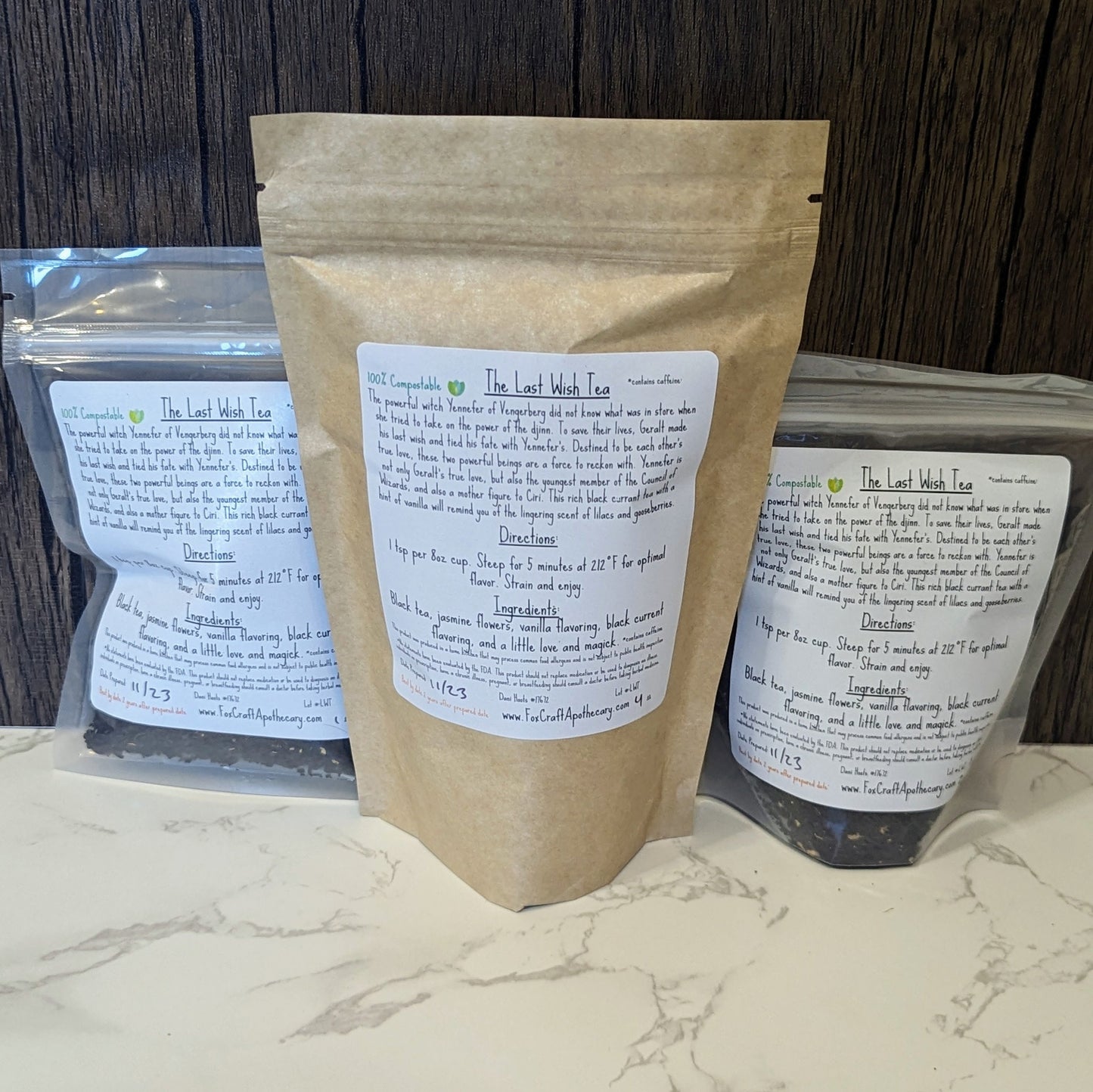 The Last Wish Witcher inspired Tea