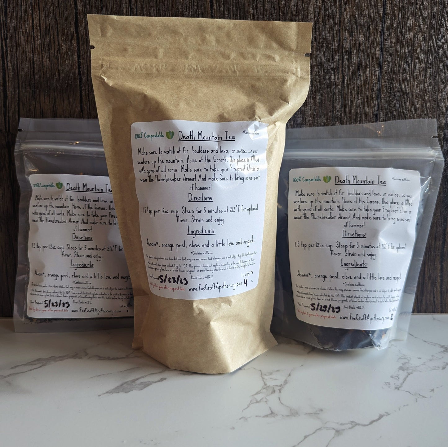 Death Mountain Tea (Zelda-inspired Tea) - Black Chai Tea