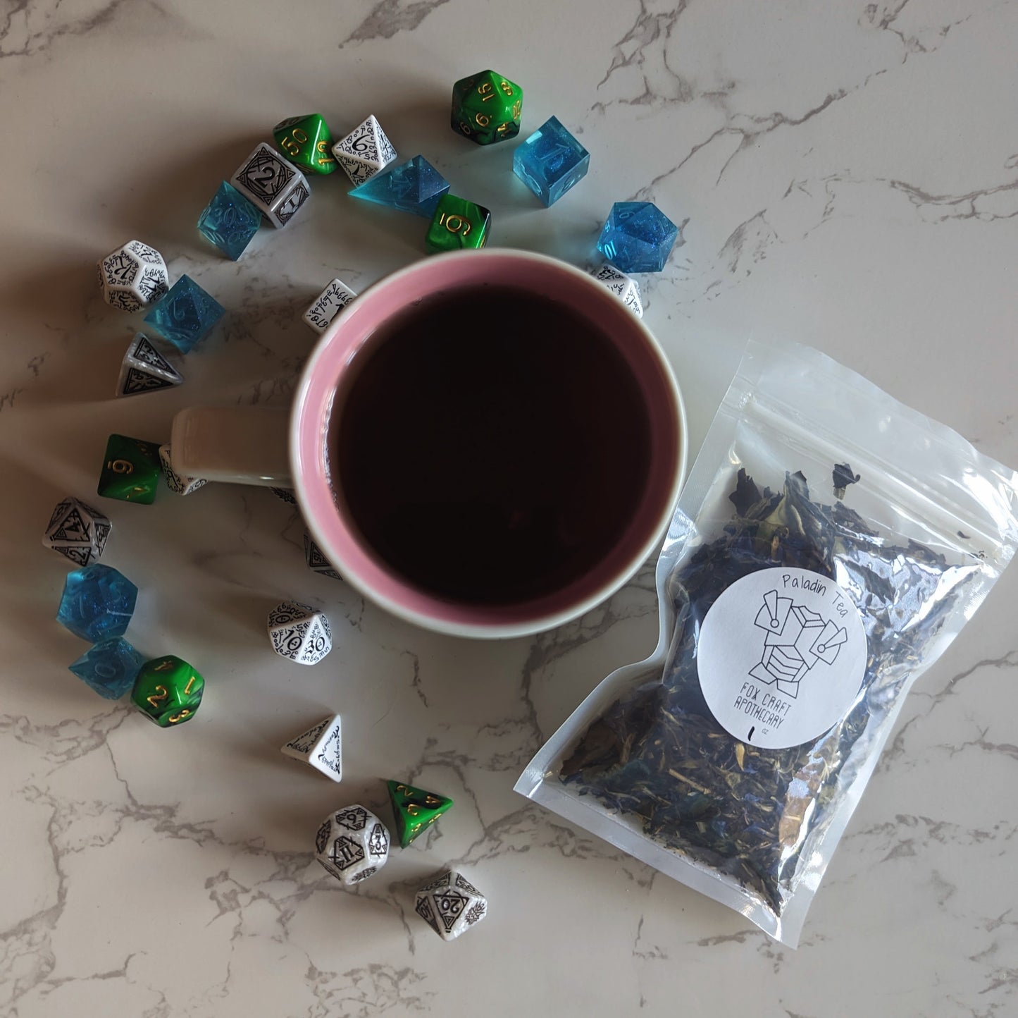 Paladin Tea (D&D-inspired Tea) - White Coconut Tea
