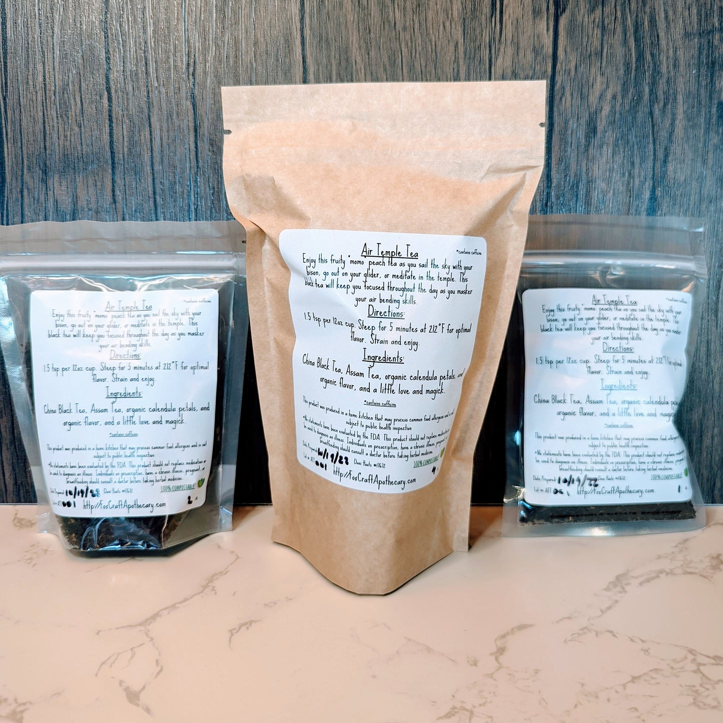 Air Temple Tea (Avatar Inspired Tea) - Peach Black tea