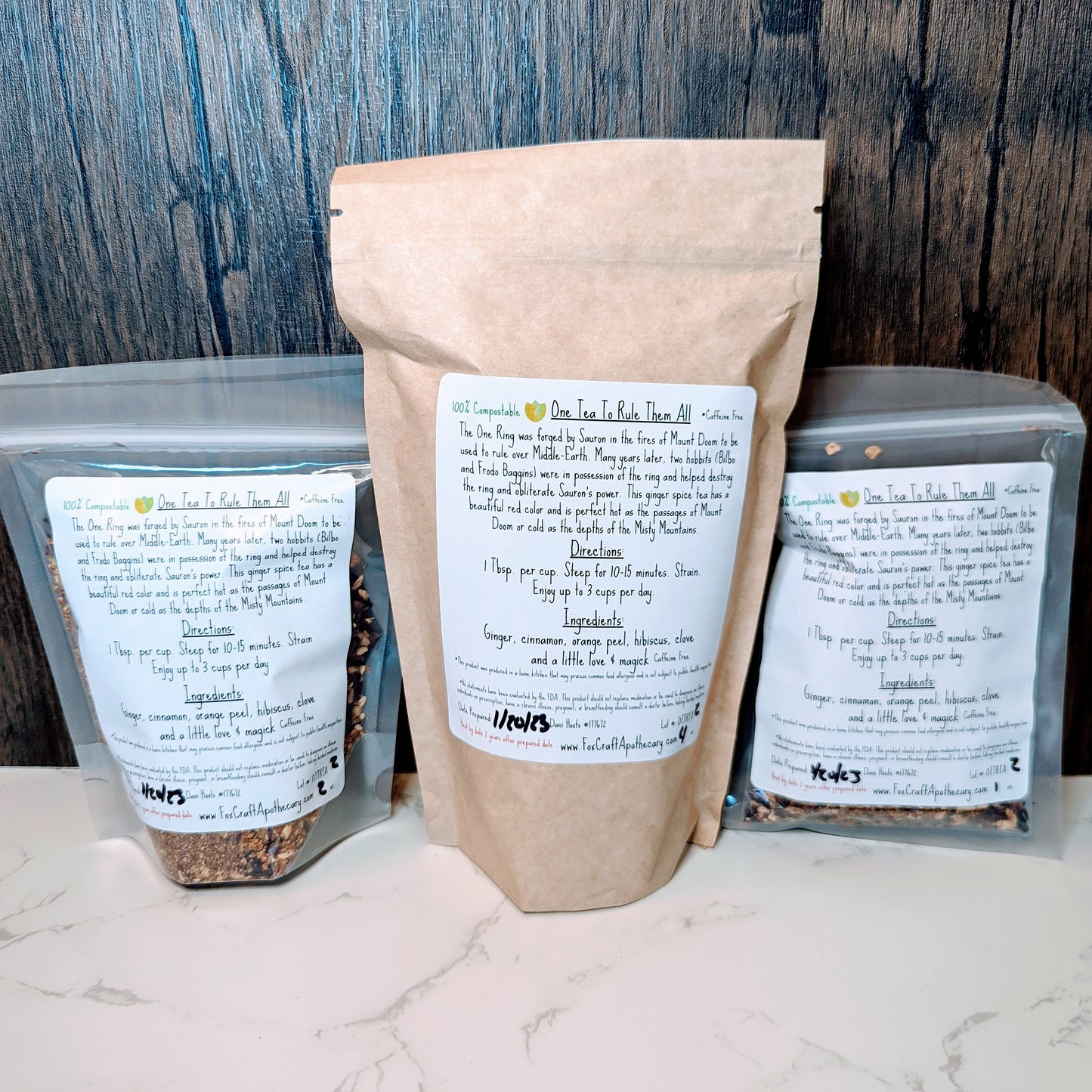 One Tea To Rule Them All (Lord of the Rings-inspired Tea) - Herbal Chai Tea