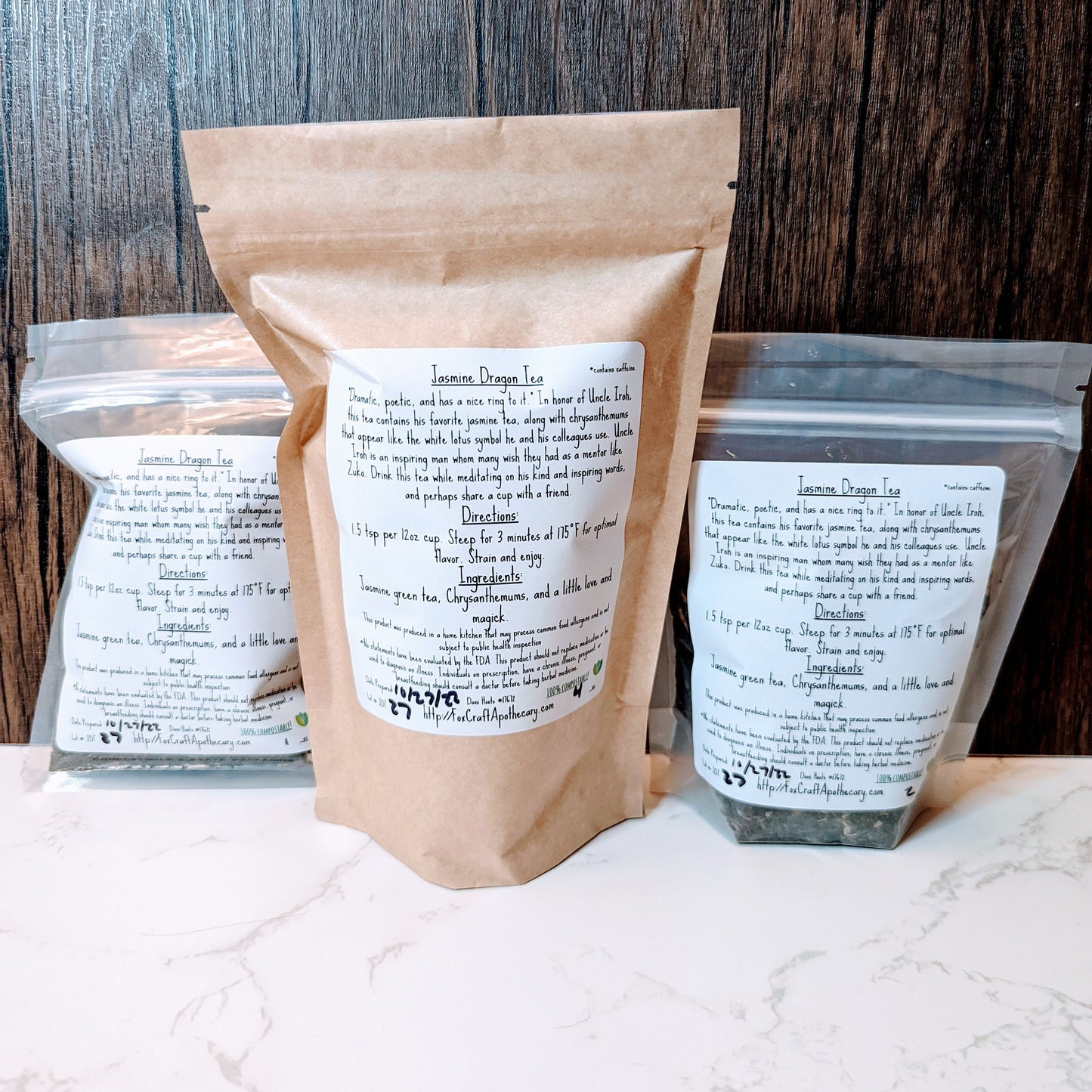 Jasmine Dragon Tea (Avatar-inspired tea) - Jasmine Green Tea