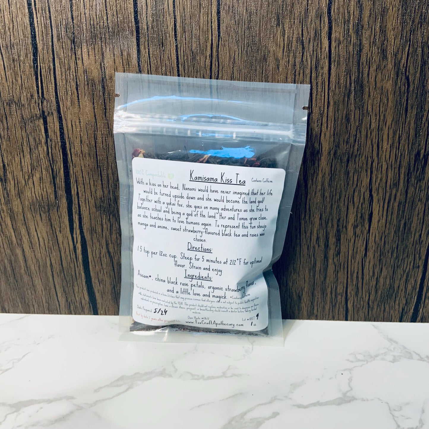 Kamisama Kiss Tea (Kamisama Kiss-inspired tea) - Black Strawberry Tea