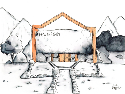 Pokemon Pewter Gym Print