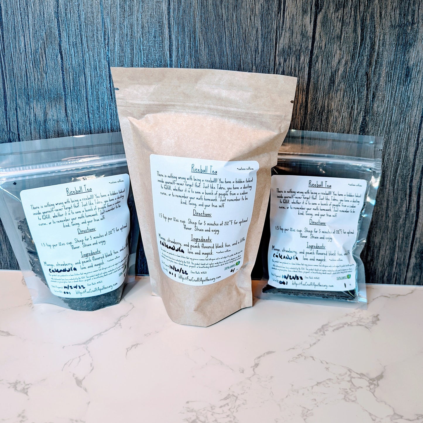 Rice Ball Tea (Fruits Basket inspired Tea) - Black Fruity Tea