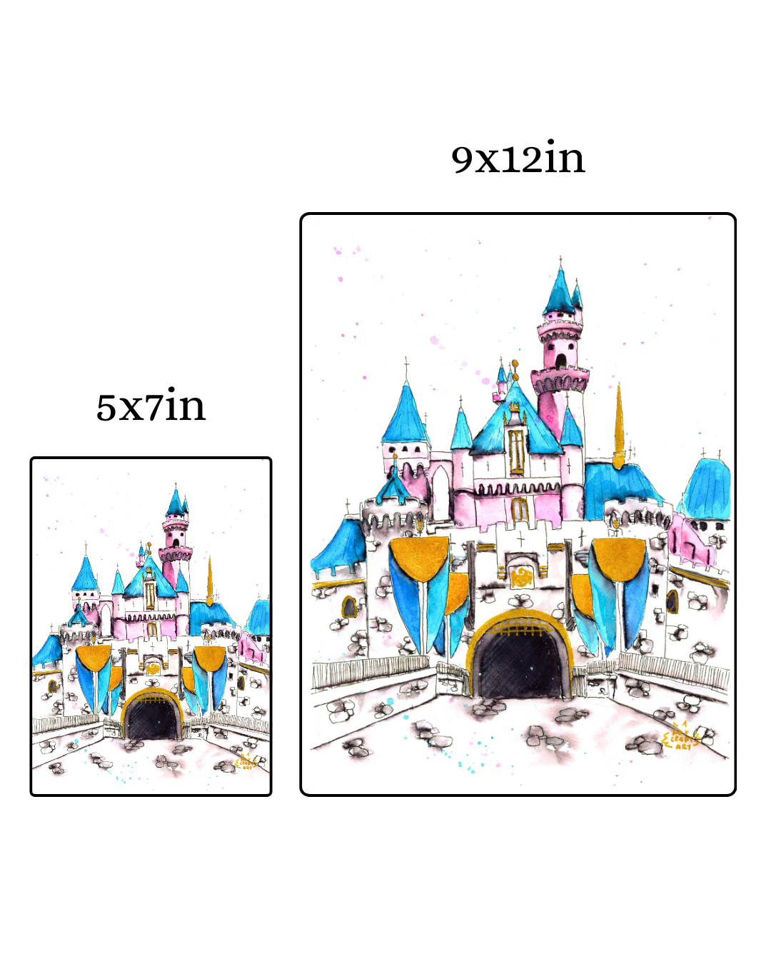 Fairytale Castle Print
