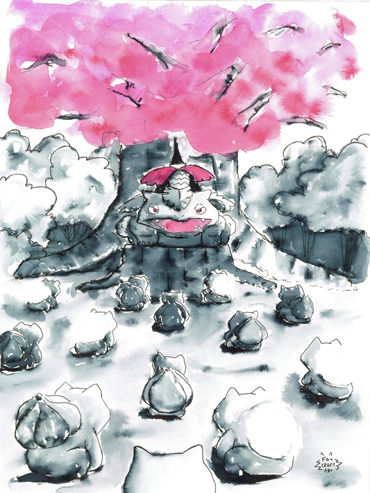 Pokemon Bulbasaur Evolution Print