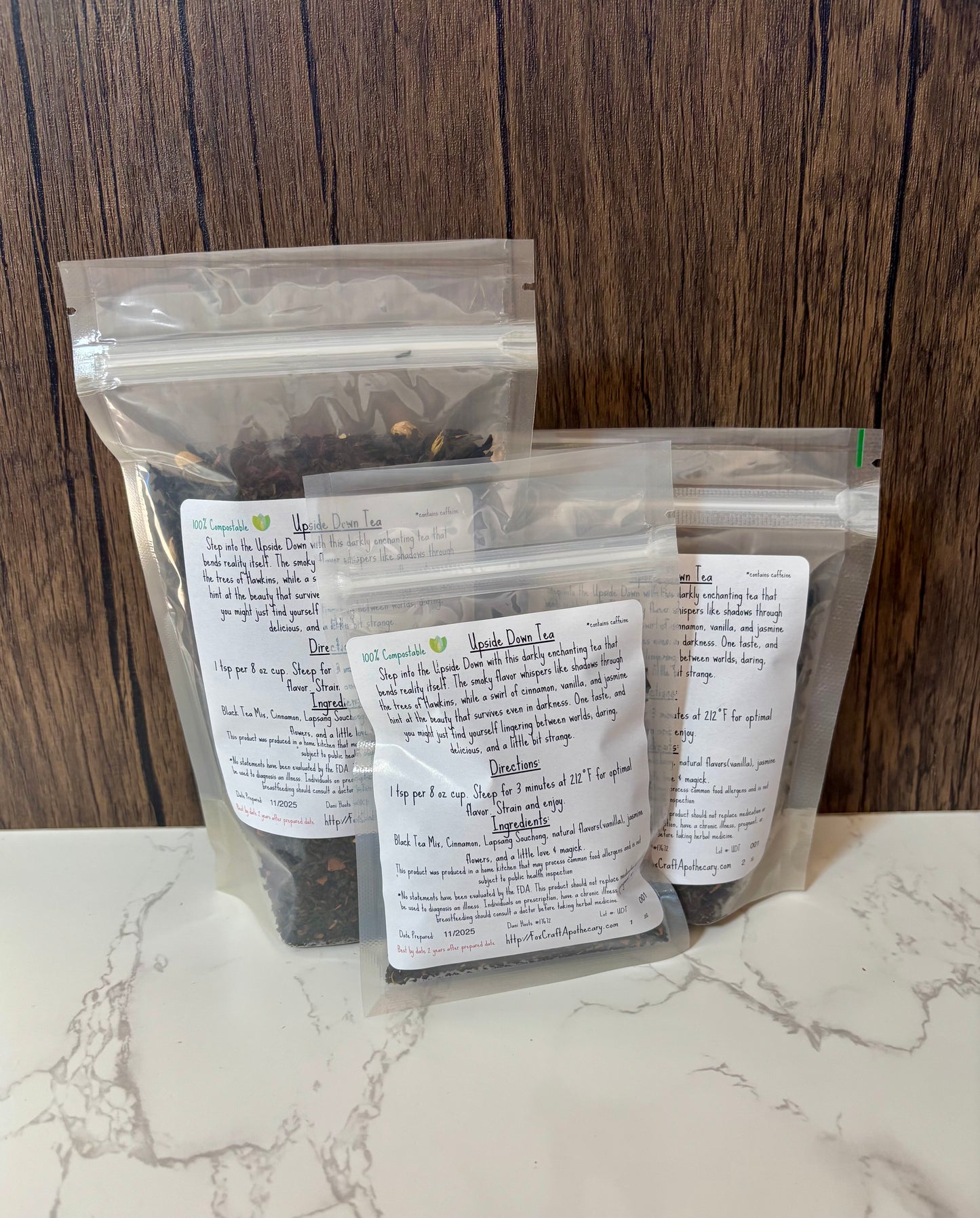 Upside Down Tea (Stranger Things-inspired Tea) - Black smoky tea