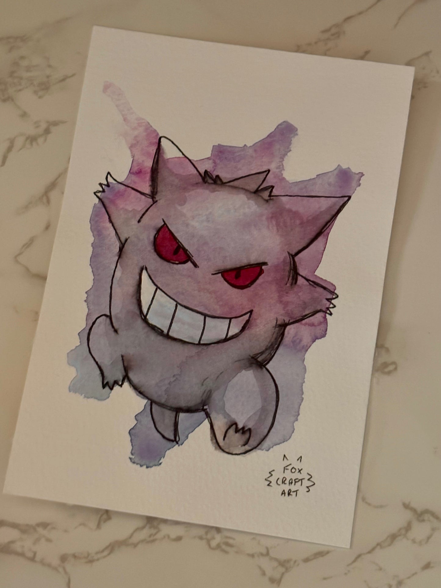 Custom Pokemon Watercolor Painting