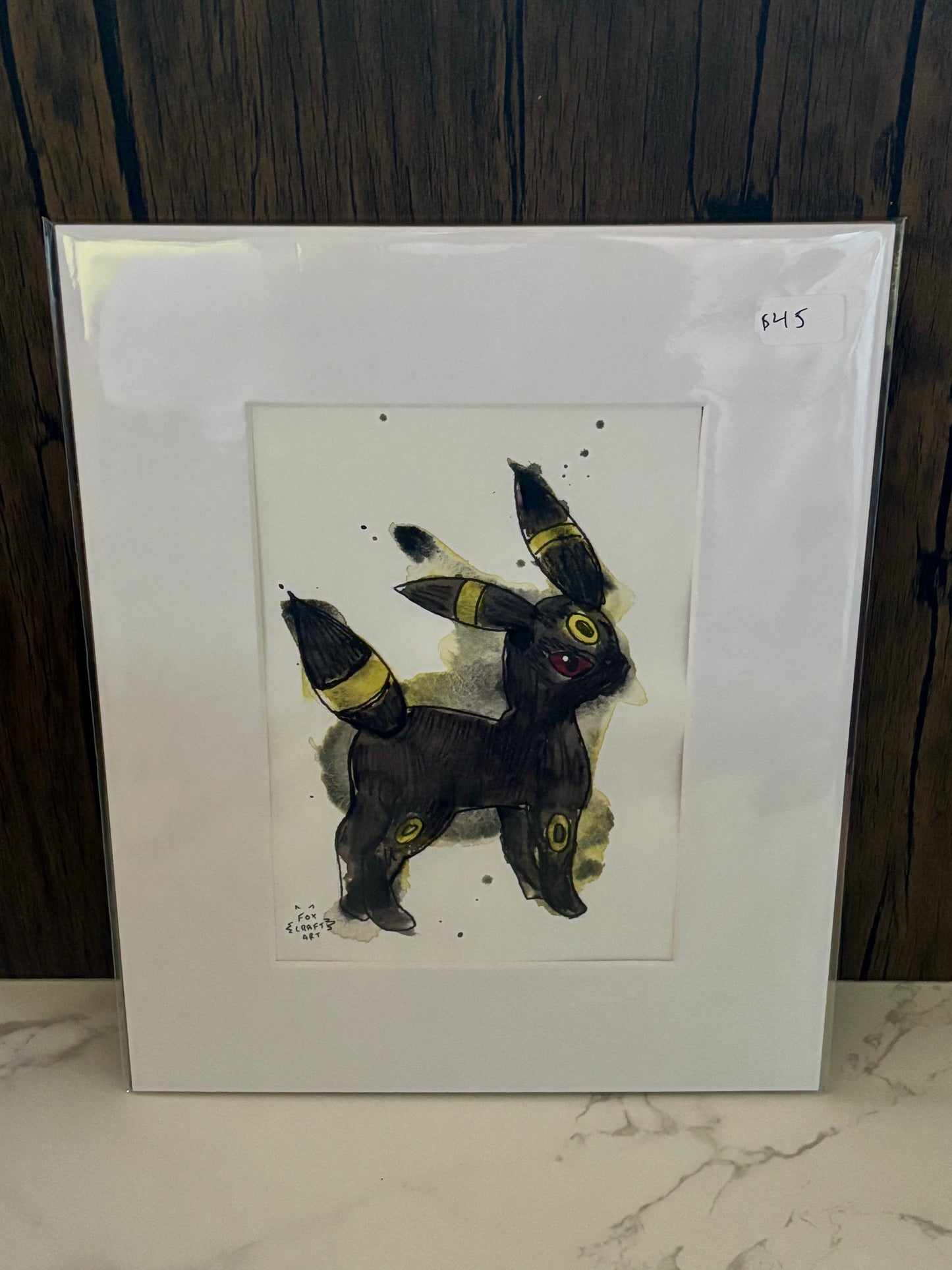 Umbreon Watercolor Painting