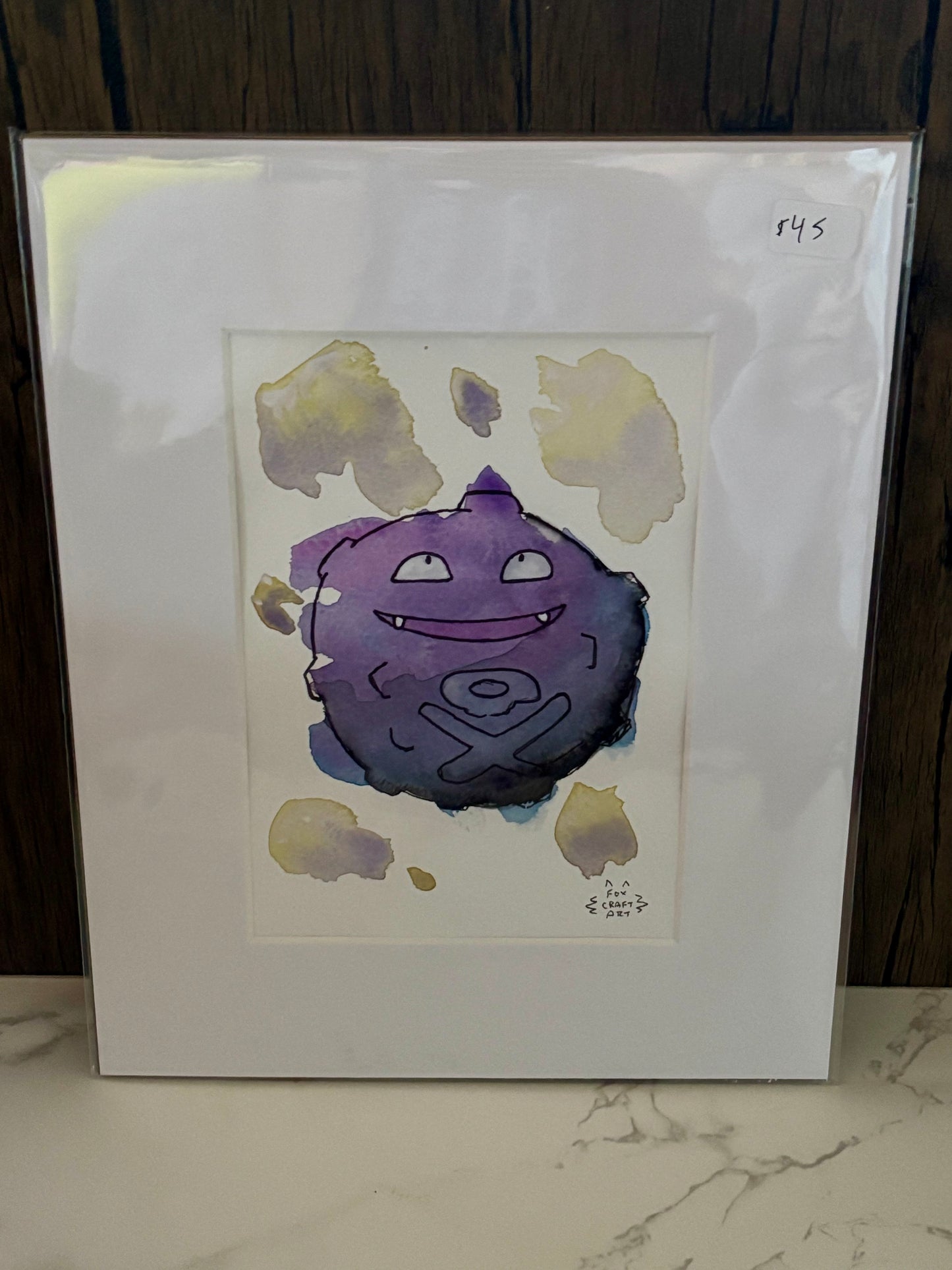 Koffing Watercolor Painting
