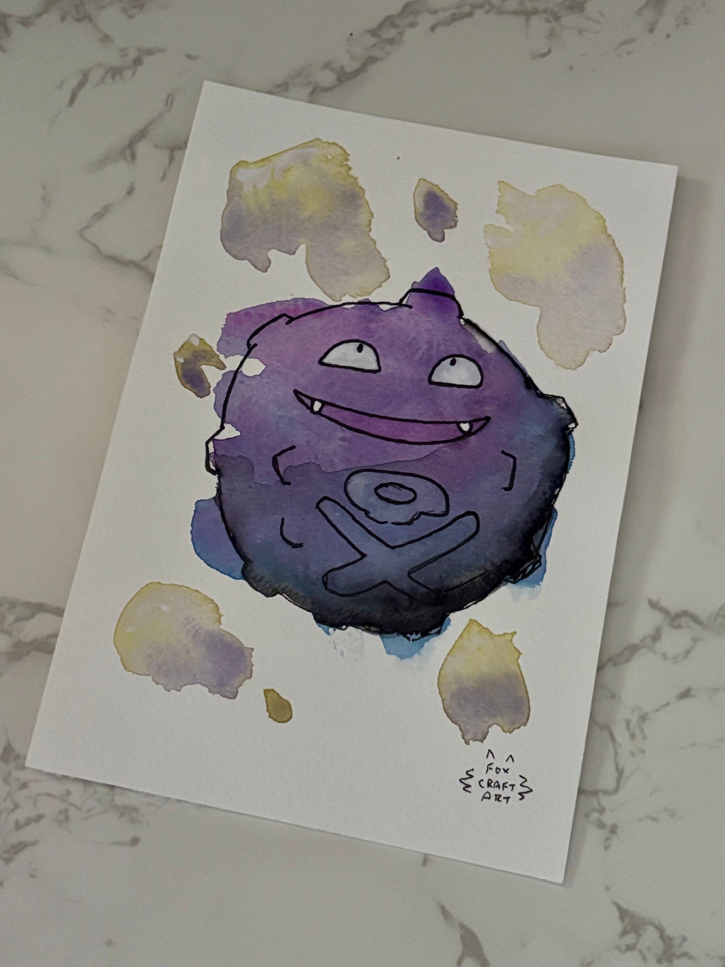 Custom Pokemon Watercolor Painting