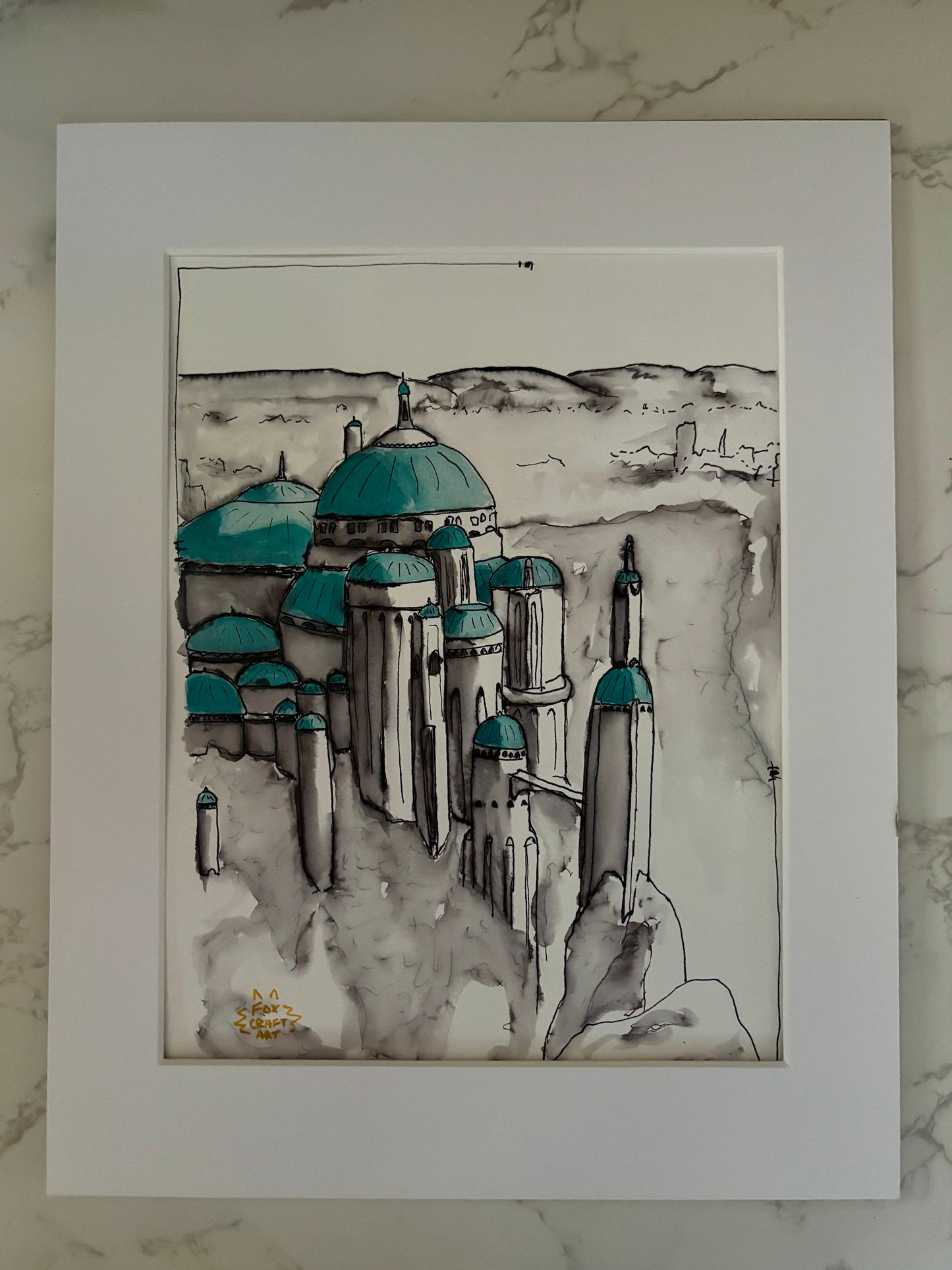 Naboo Watercolor Painting