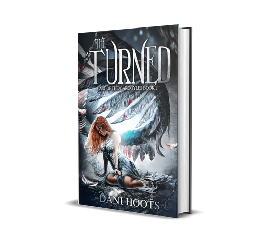 The Turned (Last of the Gargoyles, Book 2) hardcover — SIGNED