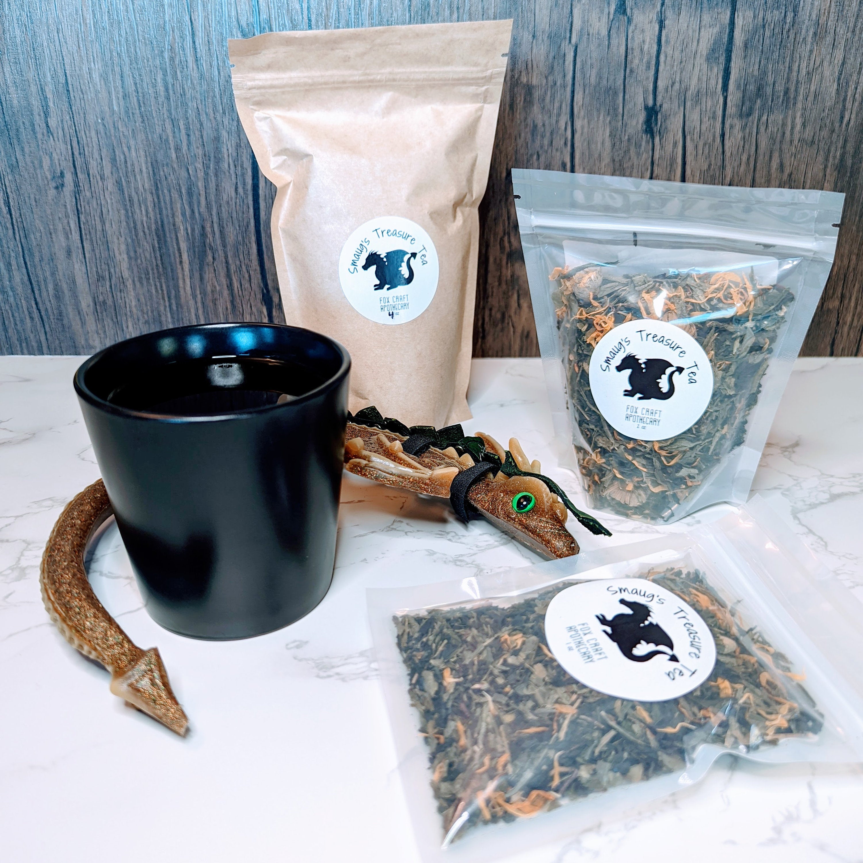 Smaug's Treasure Tea (Lord of the Rings inspired Tea) – Fox Craft Art ...
