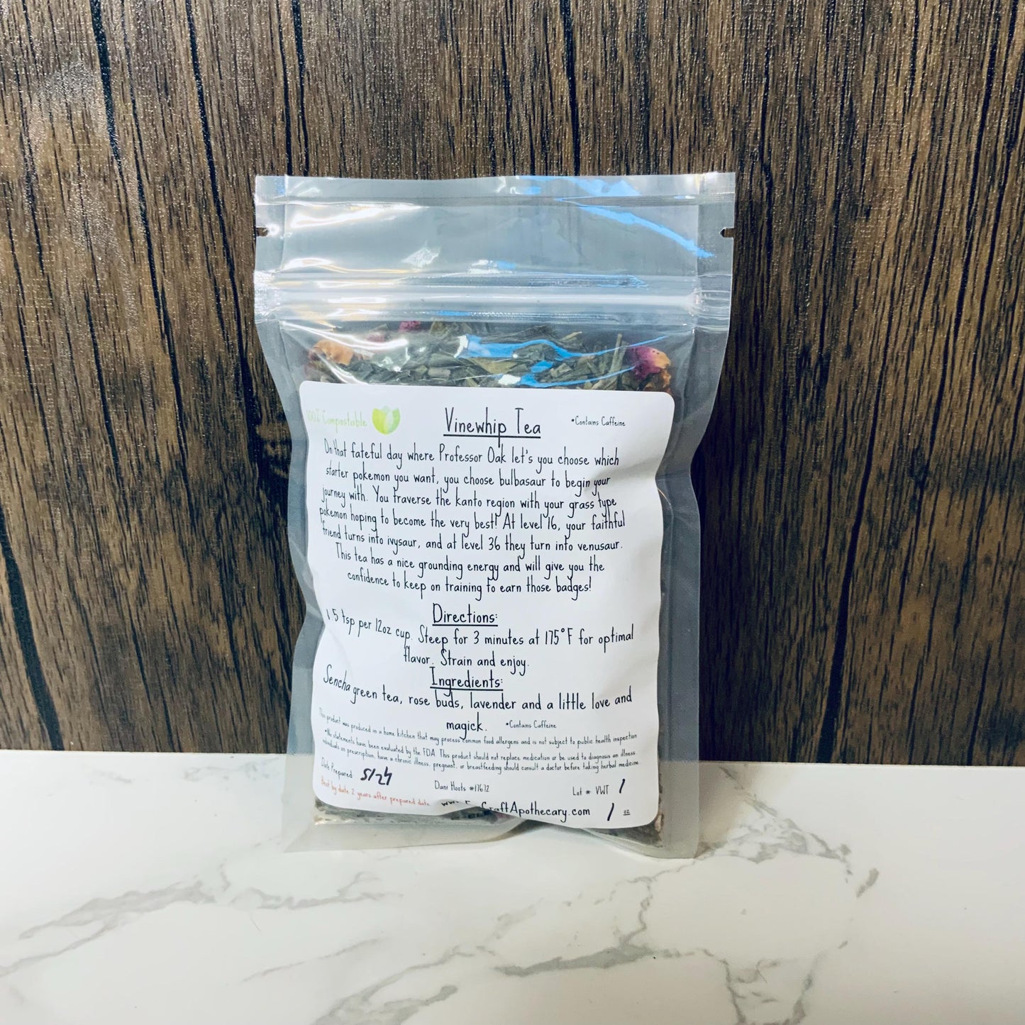 Vinewhip (Pokemon-inspired) Tea